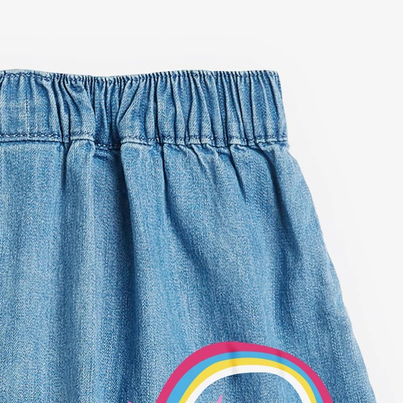 Falda Unicornio Mezclilla