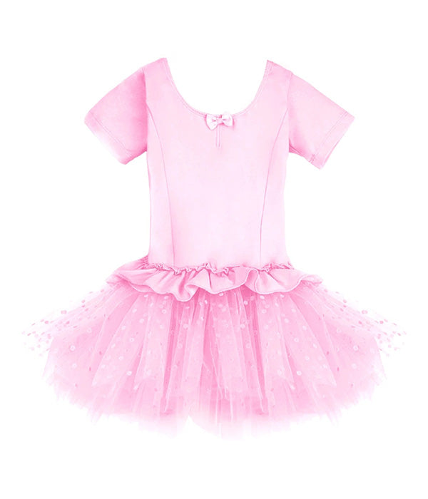 VESTIDO DE BALLET MANGA CORTA