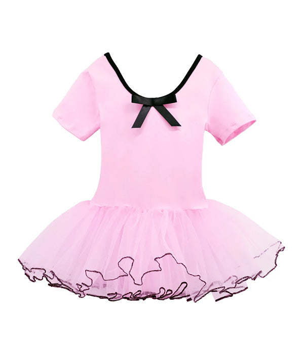 VESTIDO DE BALLET CON DETALLE EN NEGRO