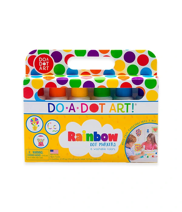 DO A DOT ART PLUMONES ART RAINBOW