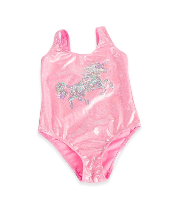 Traje de Baño Unicornio Metalico